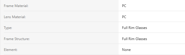 Casual Square Oversized Frame Fashion Glasses