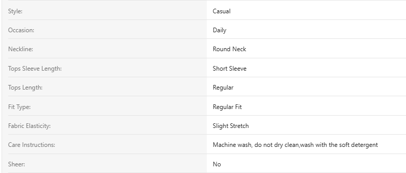 Casual Oversized T-Shirt